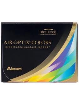 Цветные контактные линзы Air Optix Aqua Colors Blue,  -3,25/8,6 в наборе 2шт