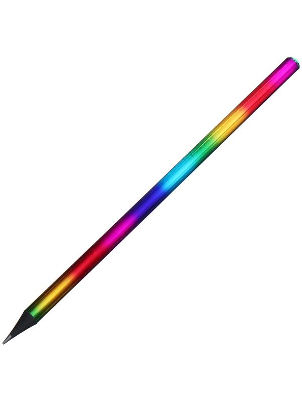 Карандаш чернографитный, 10B, корпус синий