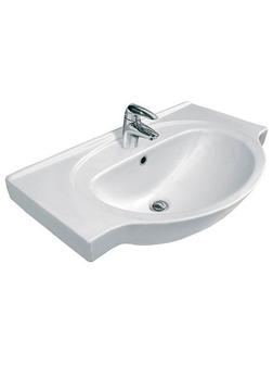 Раковина встраиваемая Cersanit ERICA ERI70, с 1 отверстием под смеситель, цвет белый