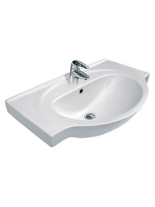 Раковина встраиваемая Cersanit ERICA ERI70, с 1 отверстием под смеситель, цвет белый