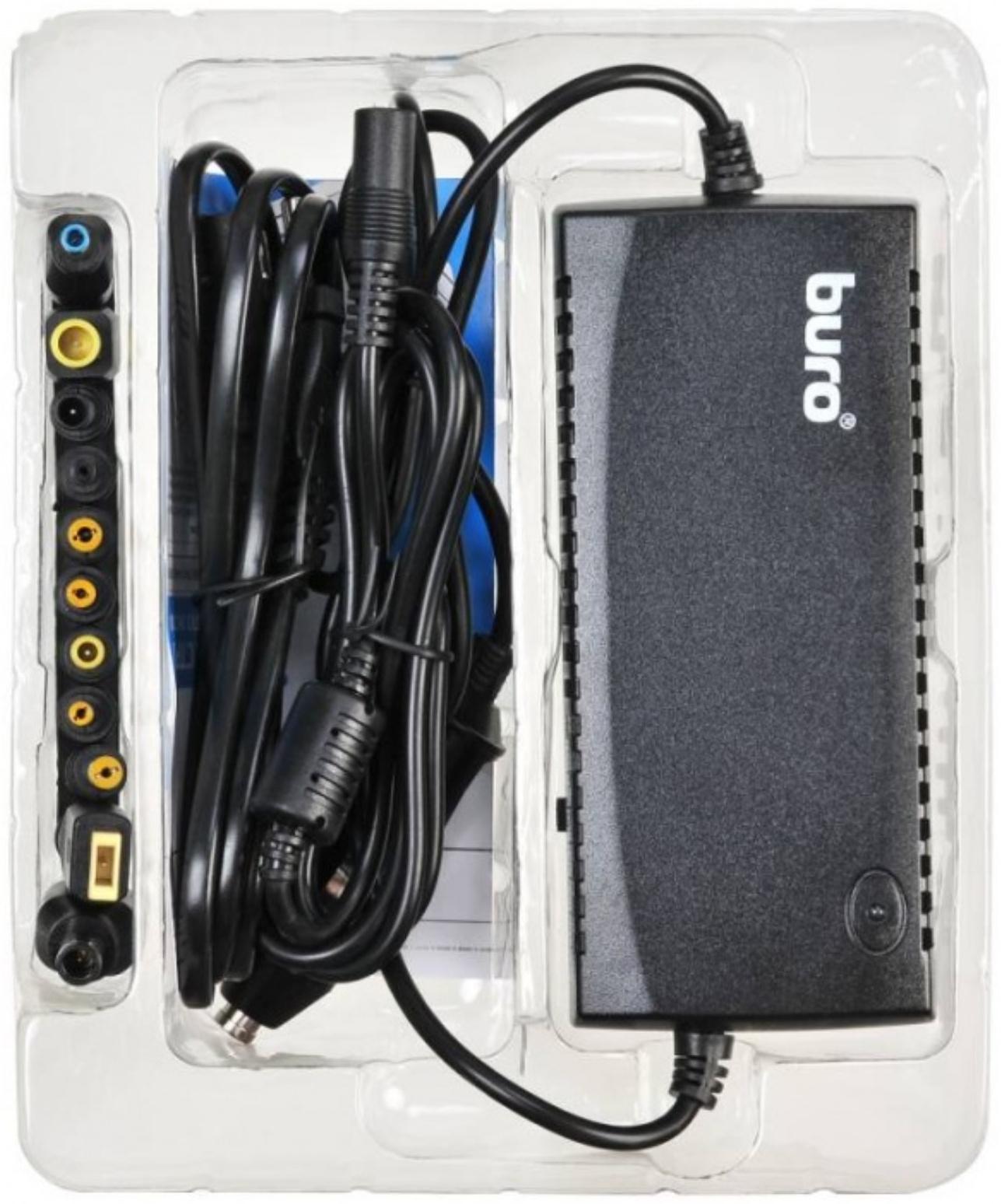 Адаптер питания Buro BUM-1200C120, ручной, 120Вт, 15В-24В 11-переходников, 5A 1xUSB, 1A