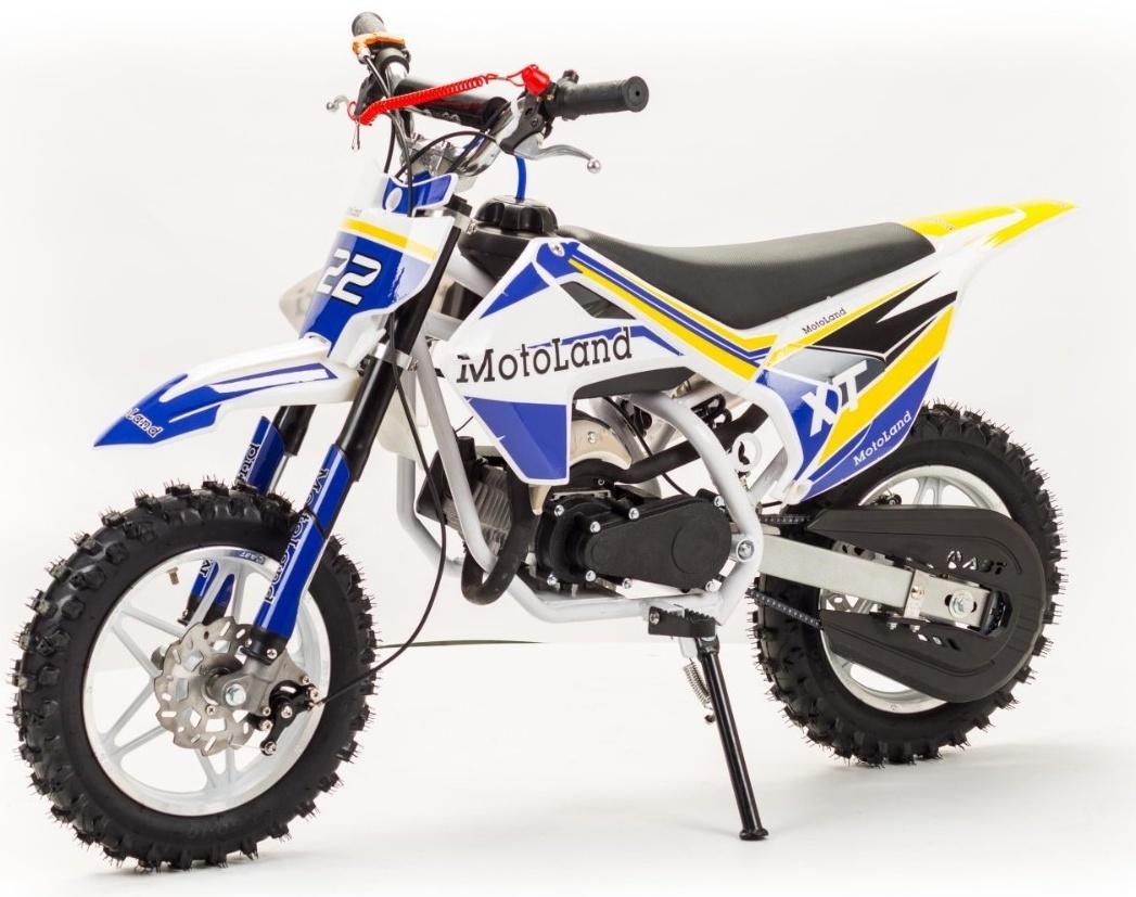 Питбайк MotoLand XT50, 50 см3, синий
