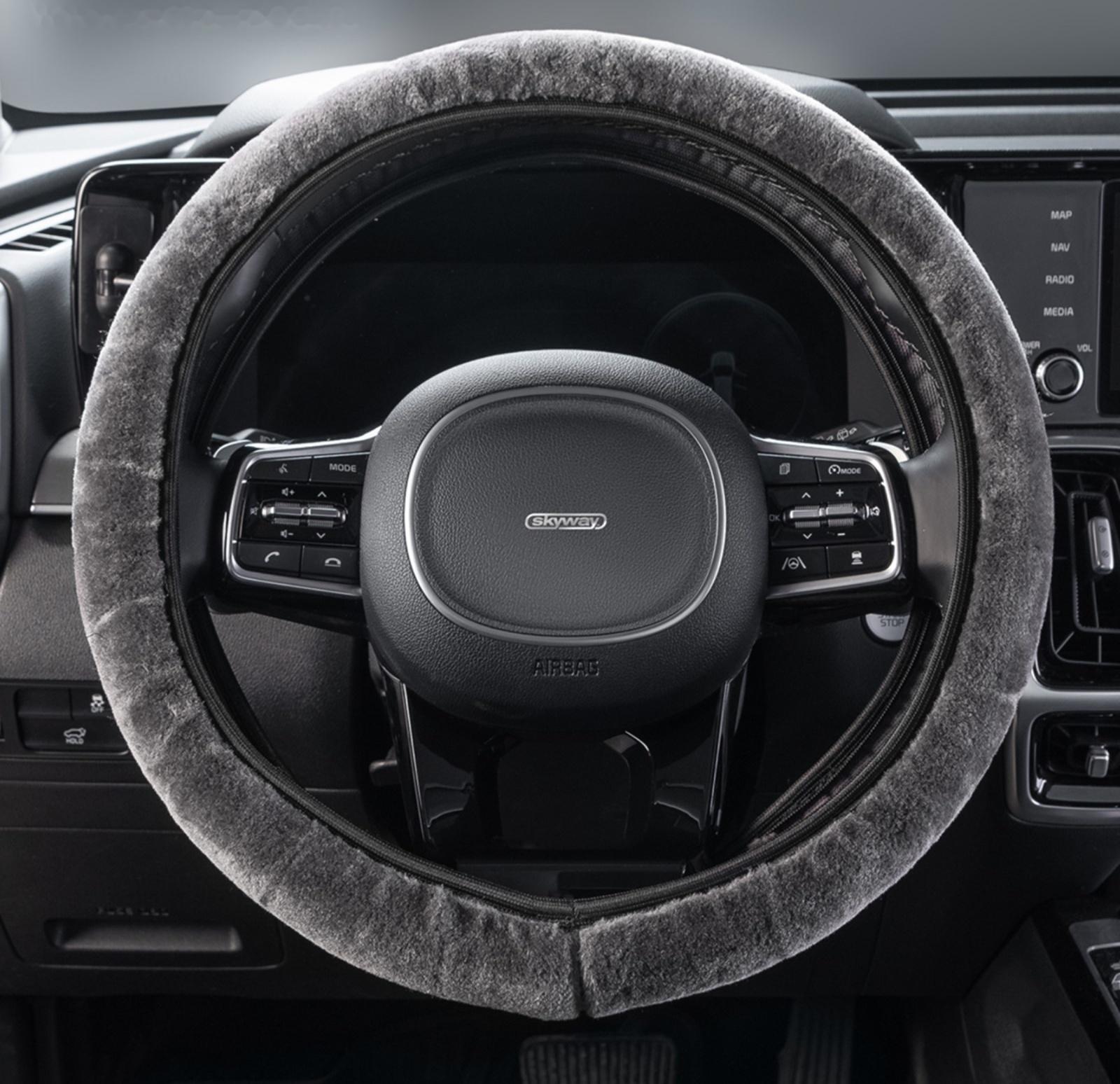 Оплетка Skyway Arctic-6, размер M, серый, искусственный мех, S01107030