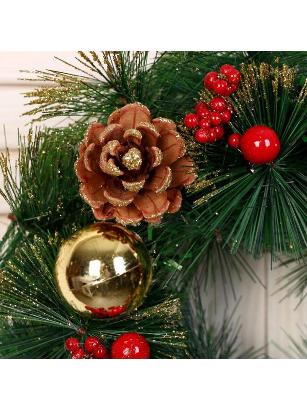 Венок новогодний d-25 см 