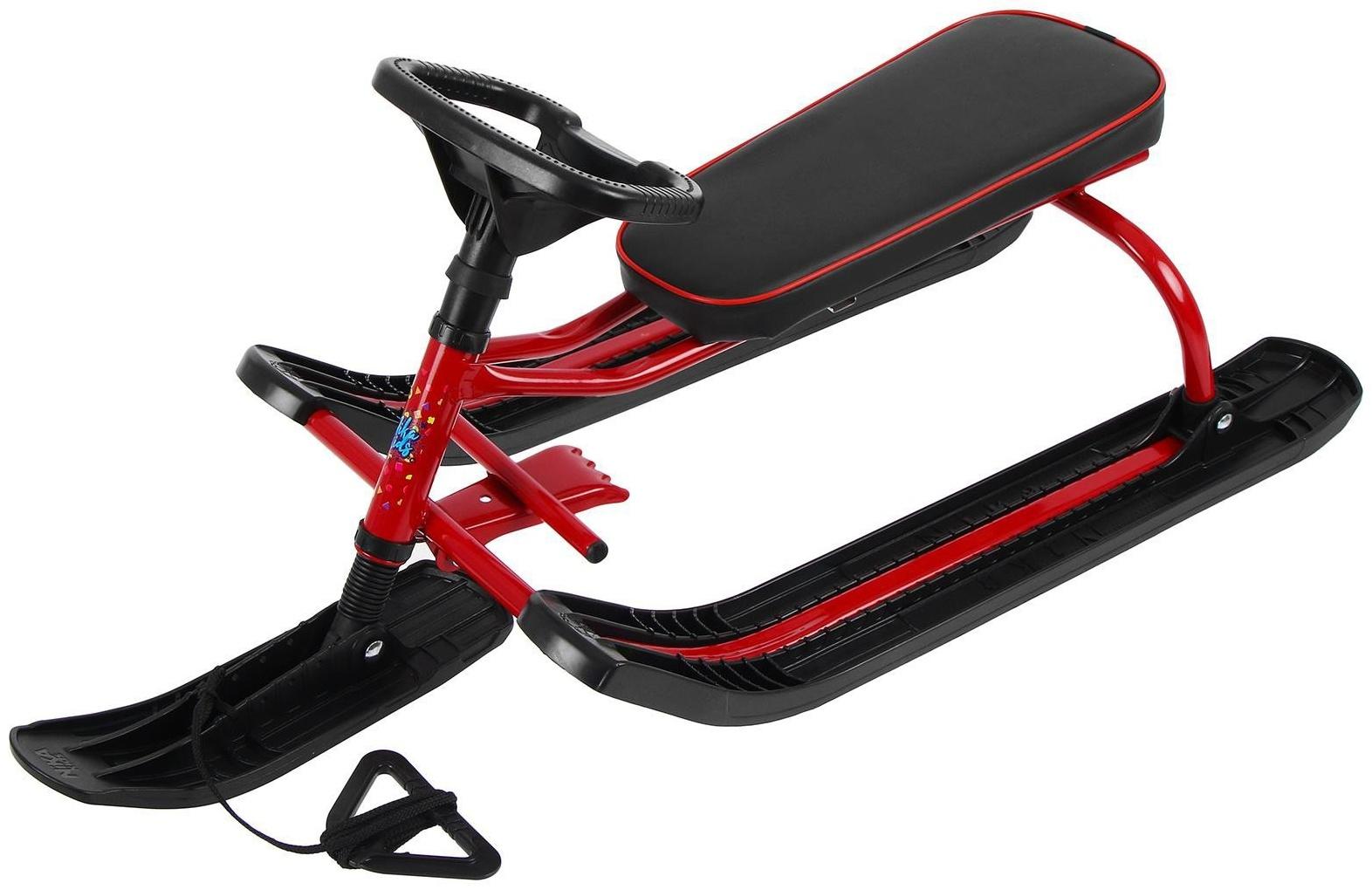 Снегокат «Тимка спорт», ТСЛ/К2, цвет красный/чёрный