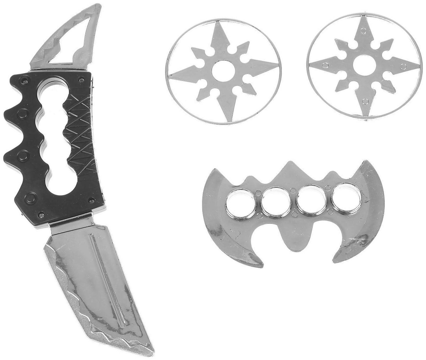 Набор ниндзя: 2 кастета, 2 диска