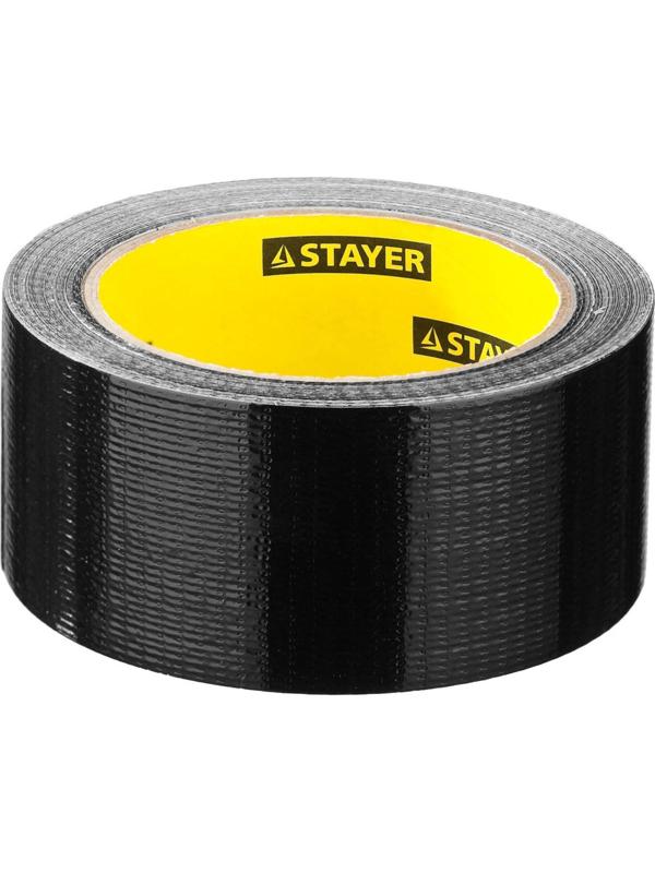 Лента армированная STAYER Professional 12086-50-25, влагостойкая, 48мм х 25м, черная