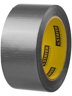 Лента армированная STAYER 12080-50-25, универсальная, влагостойкая, 48мм х 25м, серебристая   553324