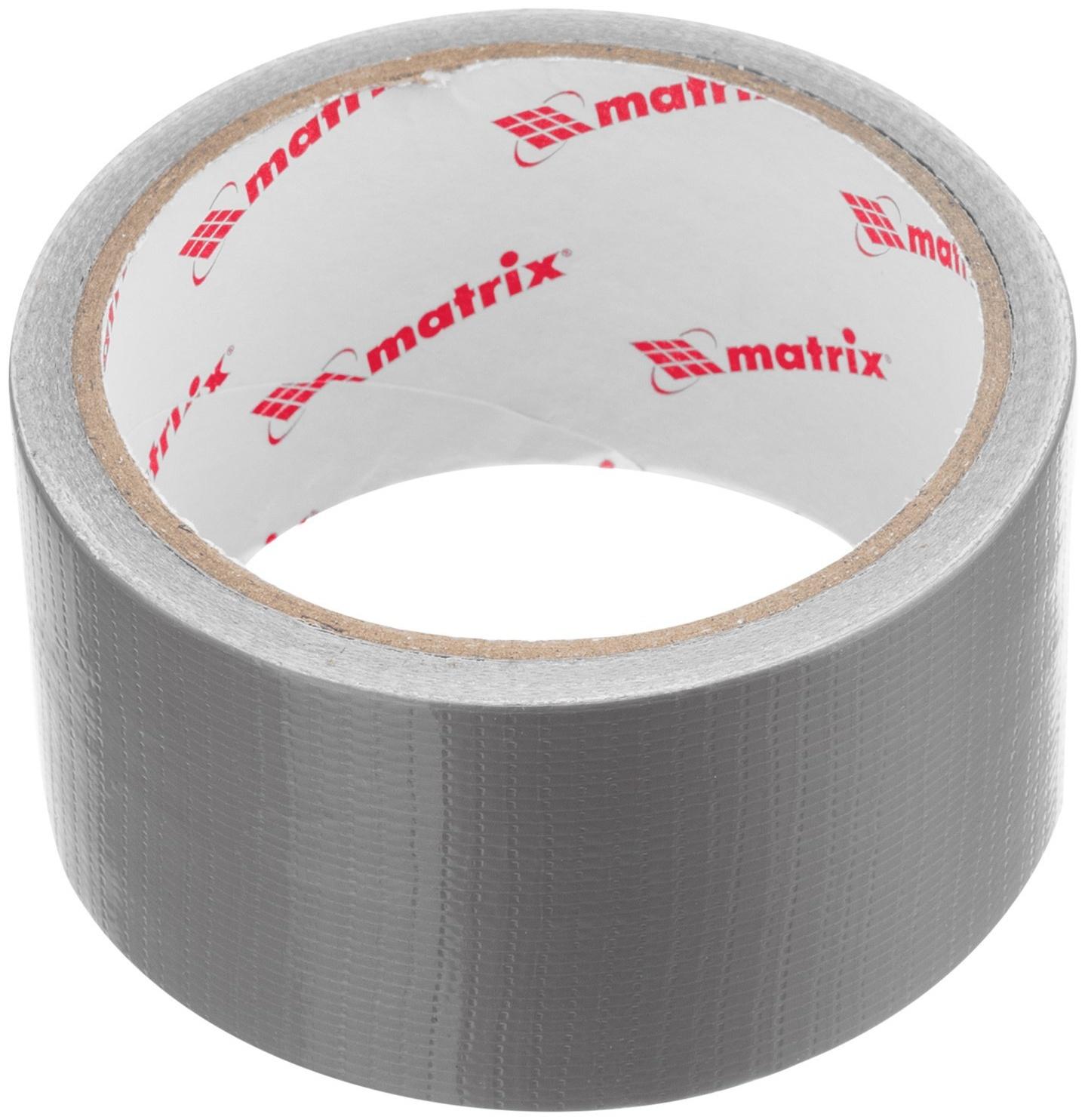 Лента клейкая Matrix 89070, армированная, влагостойкая, 48 мм х 10 м, серебристая