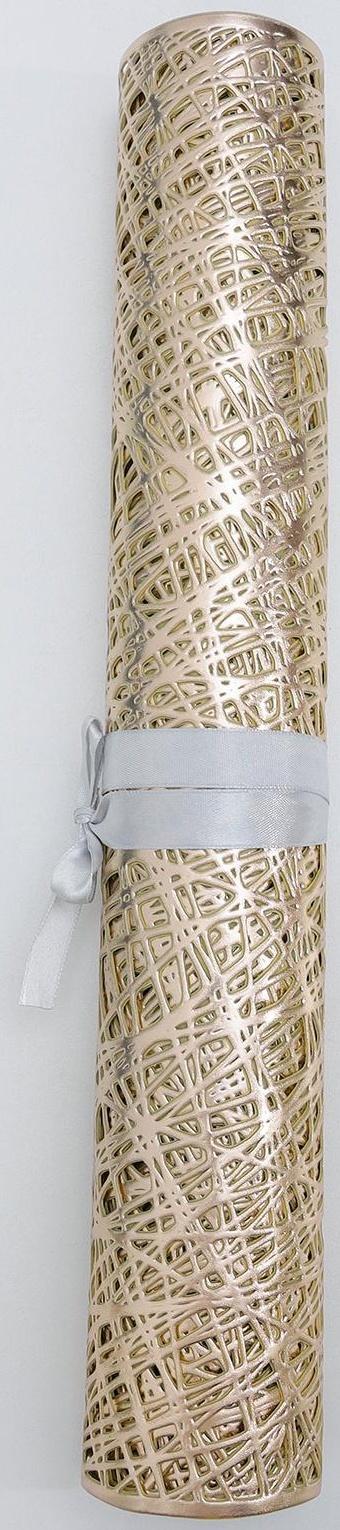 Дорожка на стол «Паутина», 33×150 см, цвет золотой