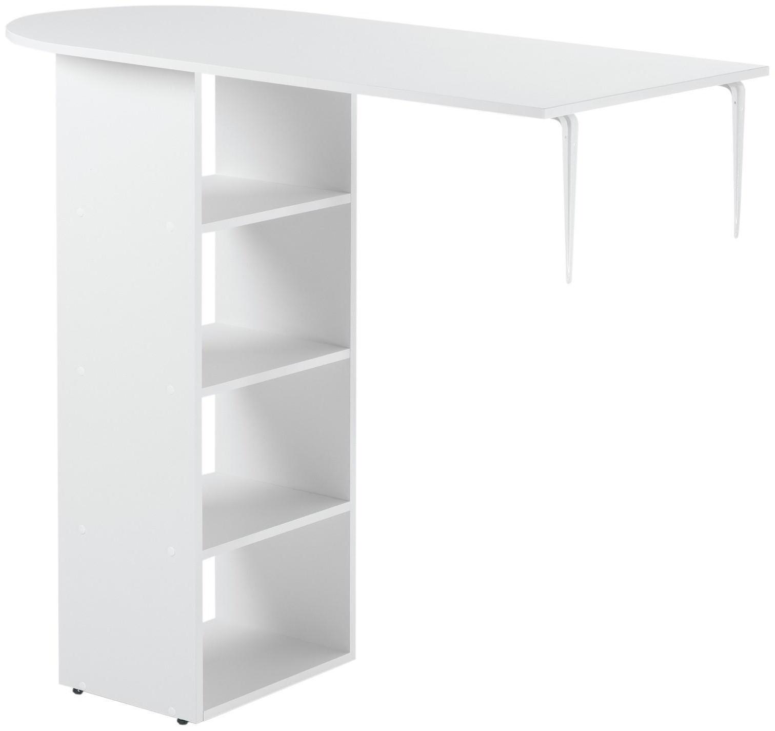 Шкаф напольный с барной столешницей ЛДСП, 1200х600х1100мм (16мм), Белый