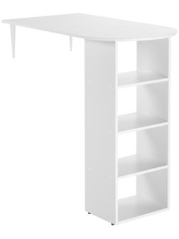 Шкаф напольный с барной столешницей ЛДСП, 1200х600х1100мм (16мм), Белый