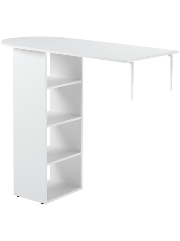 Шкаф напольный с барной столешницей ЛДСП, 1200х600х1100мм (16мм), Белый