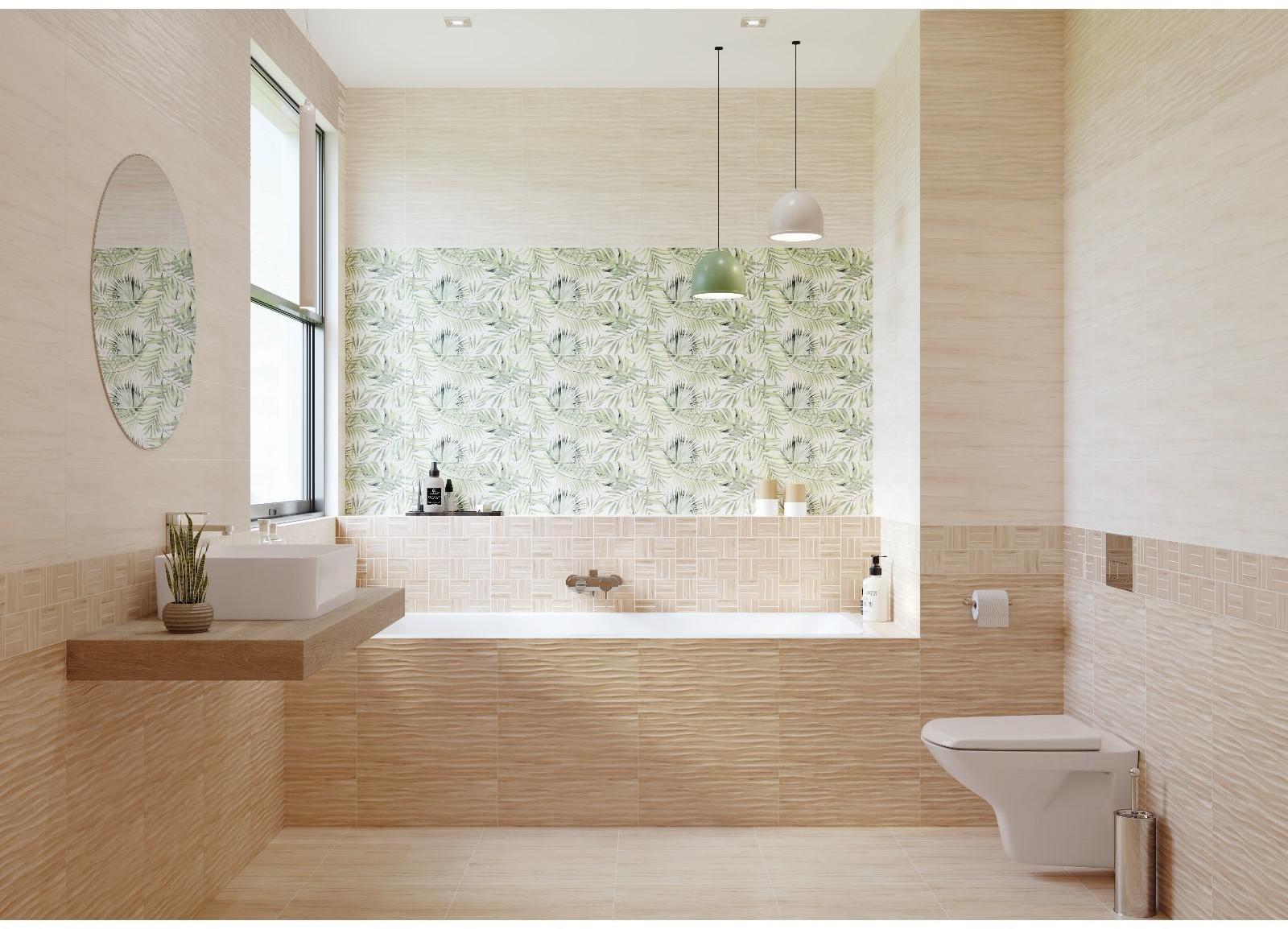 Плитка настенная Botanica многоцветный 200x440 (в упаковке 1,05 кв.м)