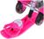 Снегокат с колёсами «Тимка спорт 6 Единорог», ТС6-М/ЕР, с родительской ручкой, со спинкой и ремнём безопасности, цвет розовый/сиреневый/серый