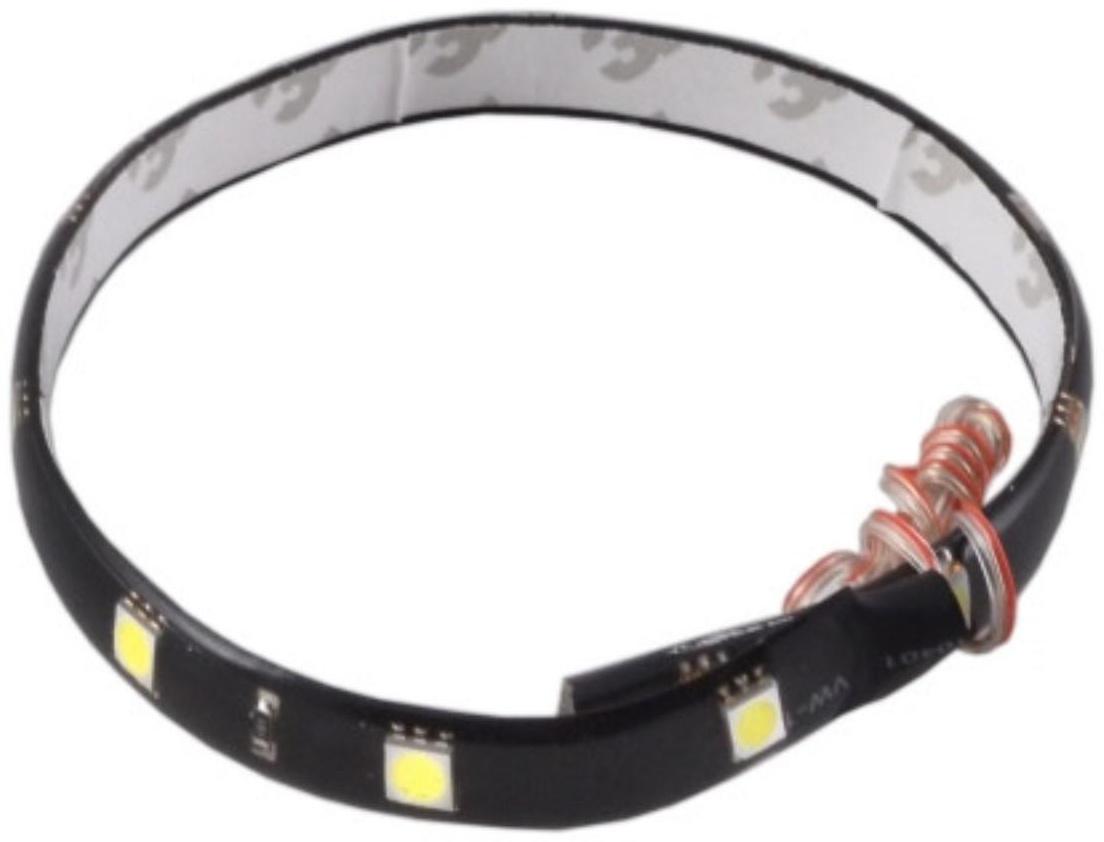 Светодиодная автомобильная лента 12 В, 12 SMD диодов, 30см, свет белый, SKYWAY, S03201002