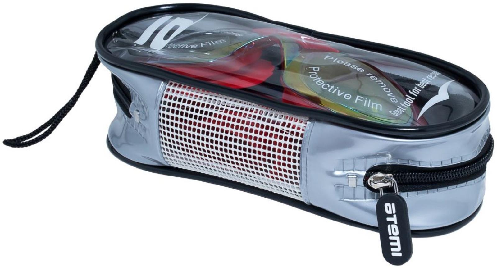 Очки для плавания Atemi N9600M, силикон, цвет розовый