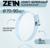 Хомут червячный ZEIN, несквозная просечка, диаметр 70-90 мм, ширина 9 мм, оцинкованный