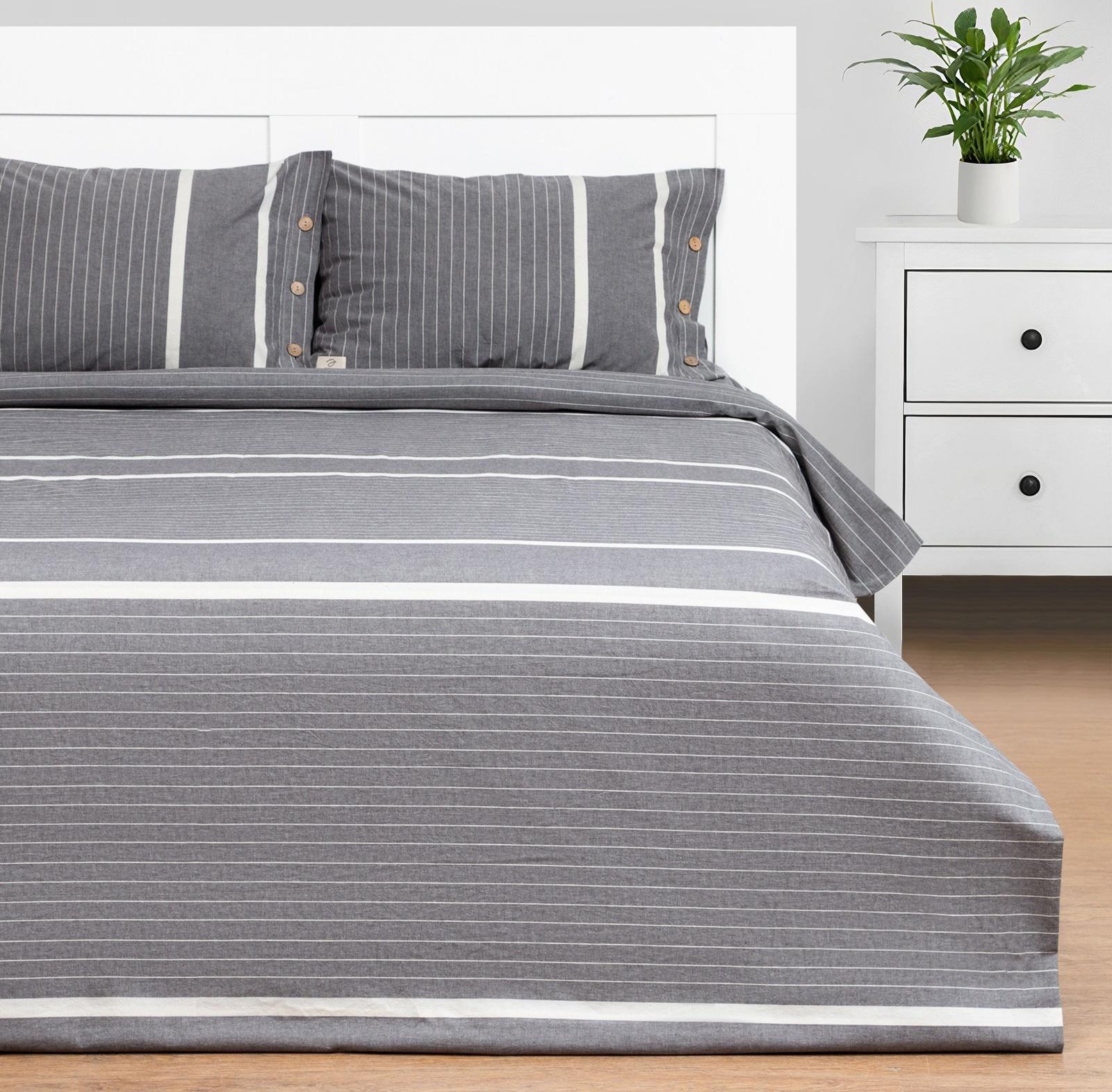 Постельное бельё Этель 2 сп «Тренд» 180х210 см, 220х240 см, 50х70-2шт, 100%жатый хлопок,140гр/м2