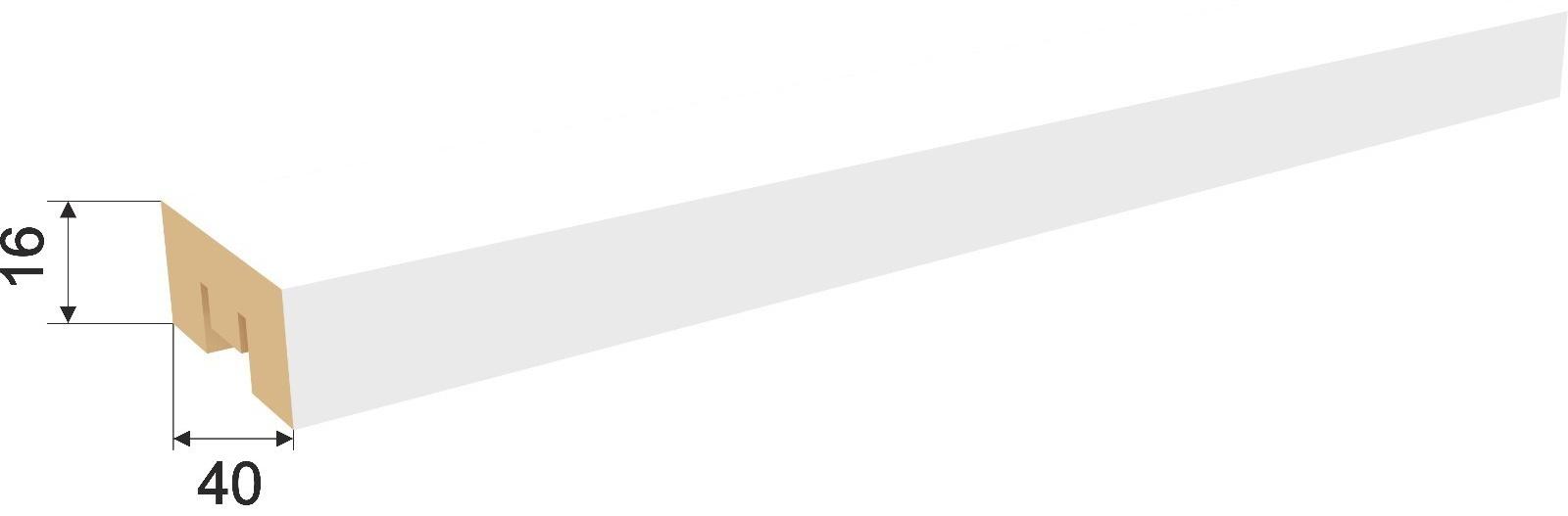 Интерьерная рейка МДФ 