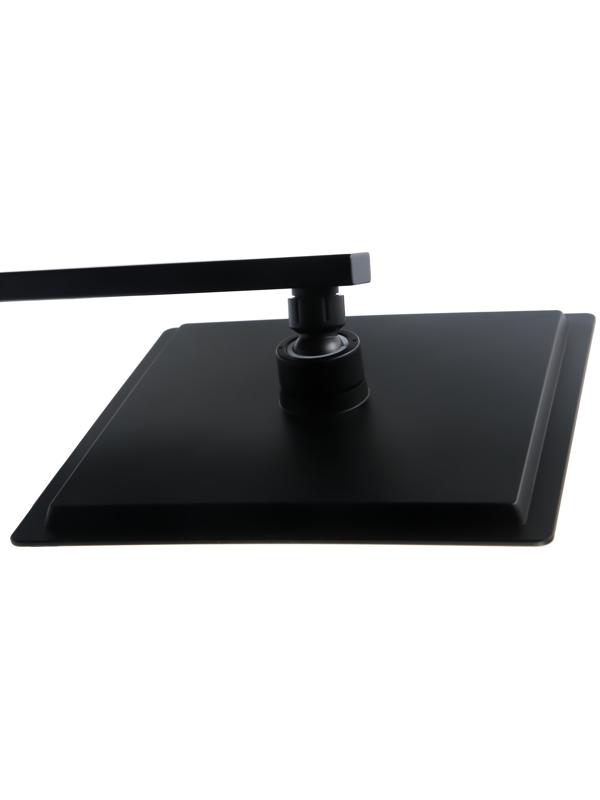 Душевая система Accoona A83306F, однорычажный, термостат, тропический душ, лейка, черный