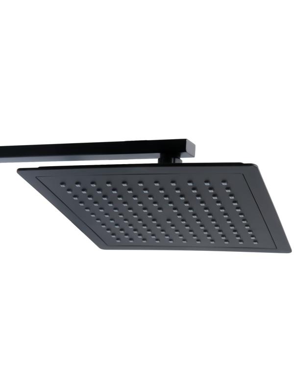 Душевая система Accoona A83306F, однорычажный, термостат, тропический душ, лейка, черный