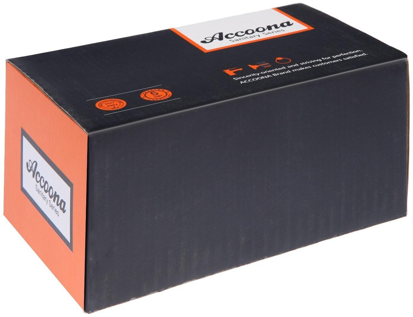 Смеситель для биде Accoona A3290F-2, с гигиеническим душем, настенный, черный