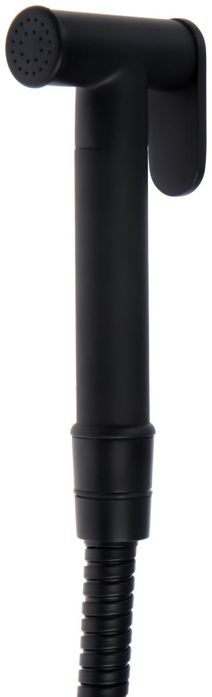 Смеситель для биде Accoona A3290F-2, с гигиеническим душем, настенный, черный