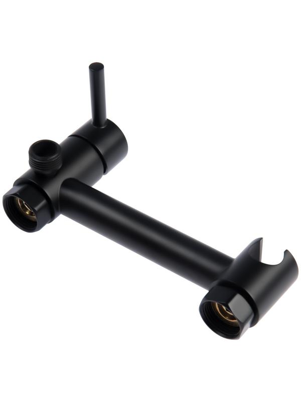 Смеситель для биде Accoona A3290F-2, с гигиеническим душем, настенный, черный