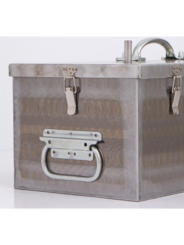 Коптильня двухъярусная «ЧУДО Премиум» для горячего копчения, нержавеющая сталь