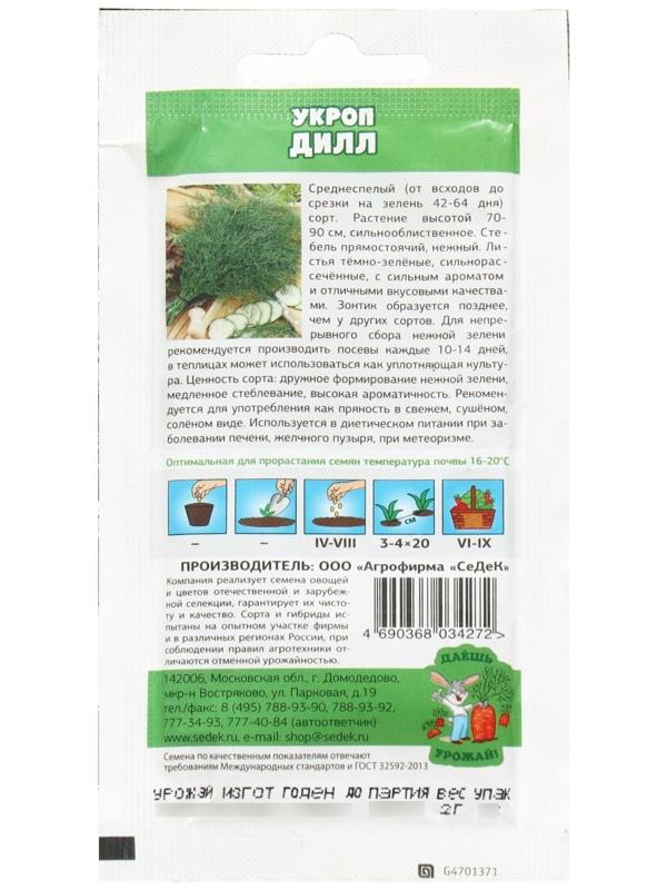 Семена Укроп  