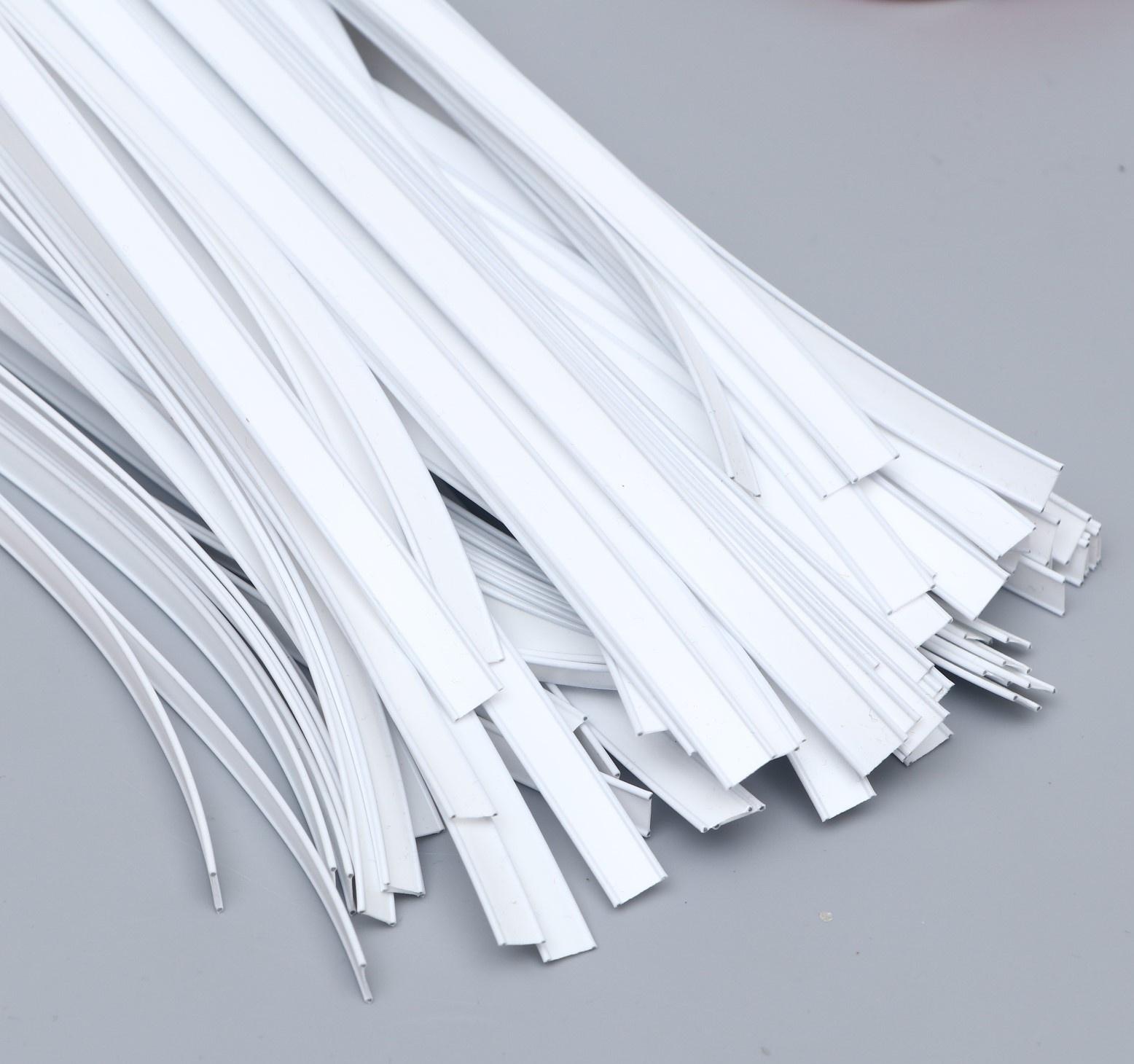 Клип-лента в нарезке, белый, 25 см / 100 шт.