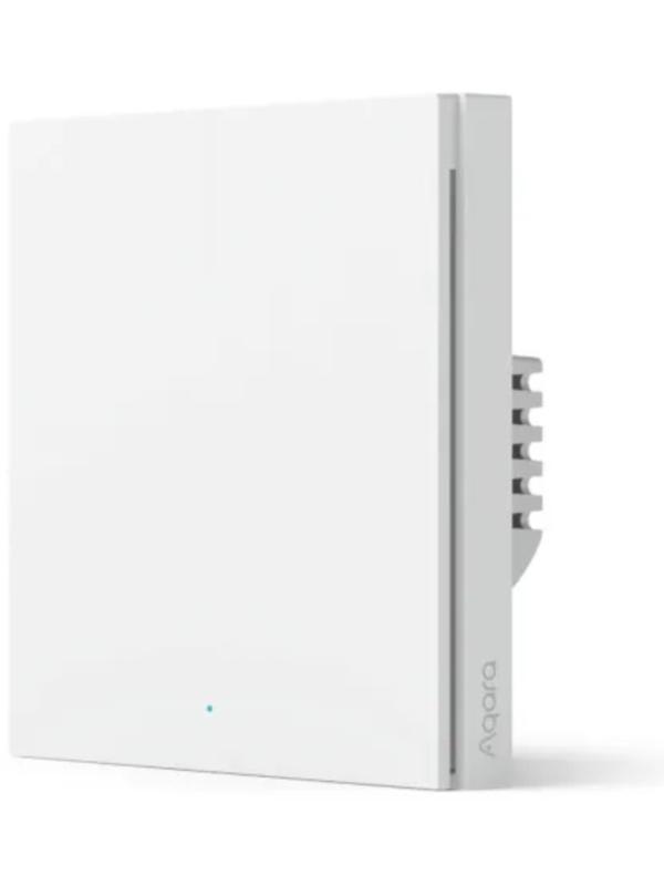 Выключатель Aqara Smart wall switch H1 WS-EUK03, Zigbee,1 клавиша, защита от перегрева