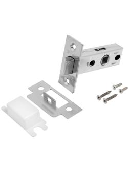 ЗащёлкаАЛЛЮР АРТ L45-8 SC, цвет матовый хром торц. планка 25 мм б/ручек