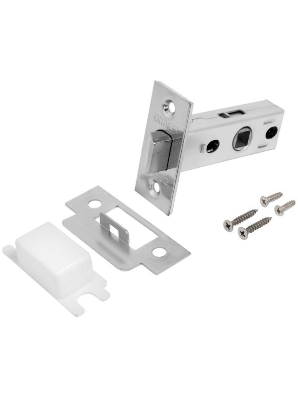 ЗащёлкаАЛЛЮР АРТ L45-8 SC, цвет матовый хром торц. планка 25 мм б/ручек