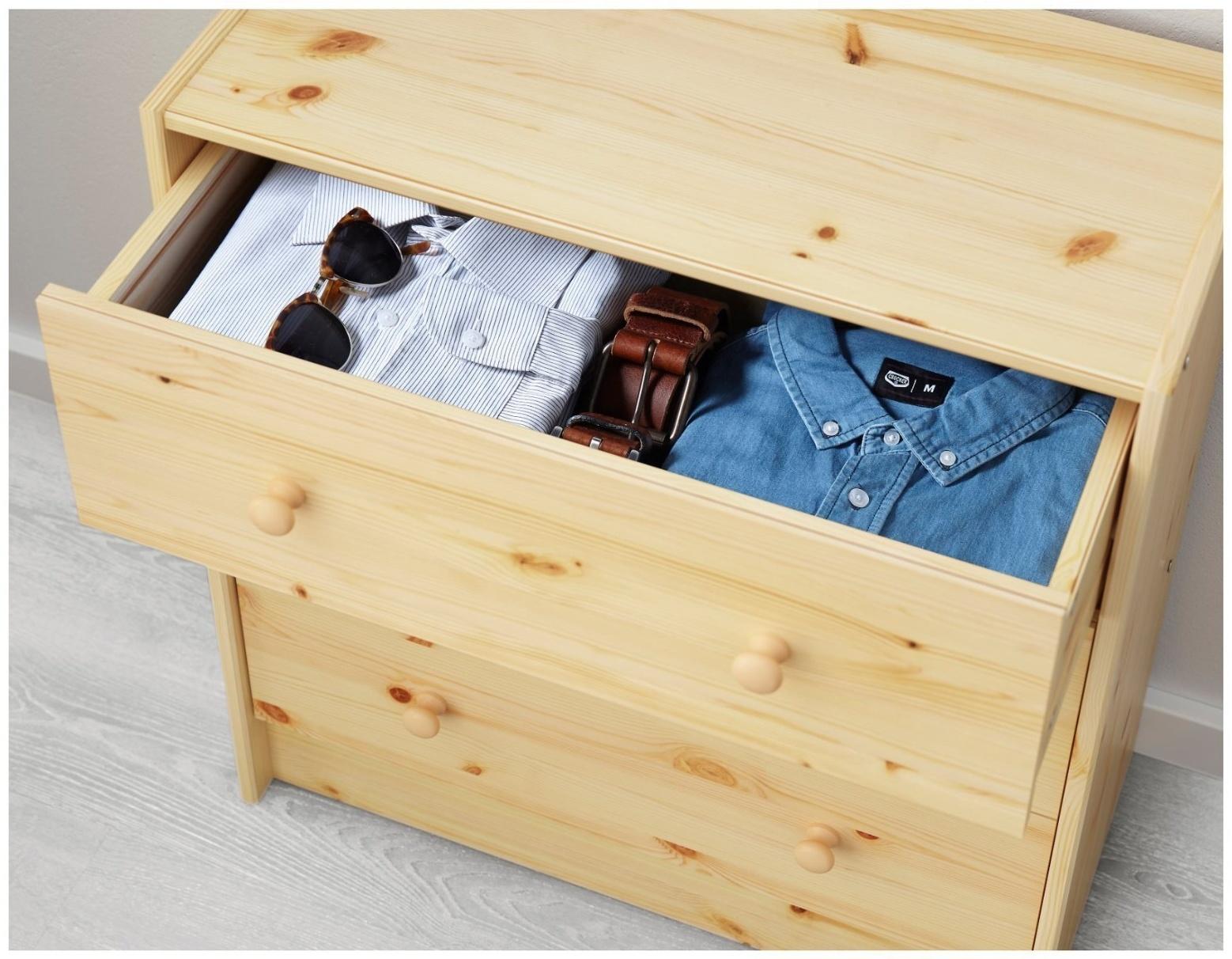 Комод RAST 3, 62х30х70, Массив сосны