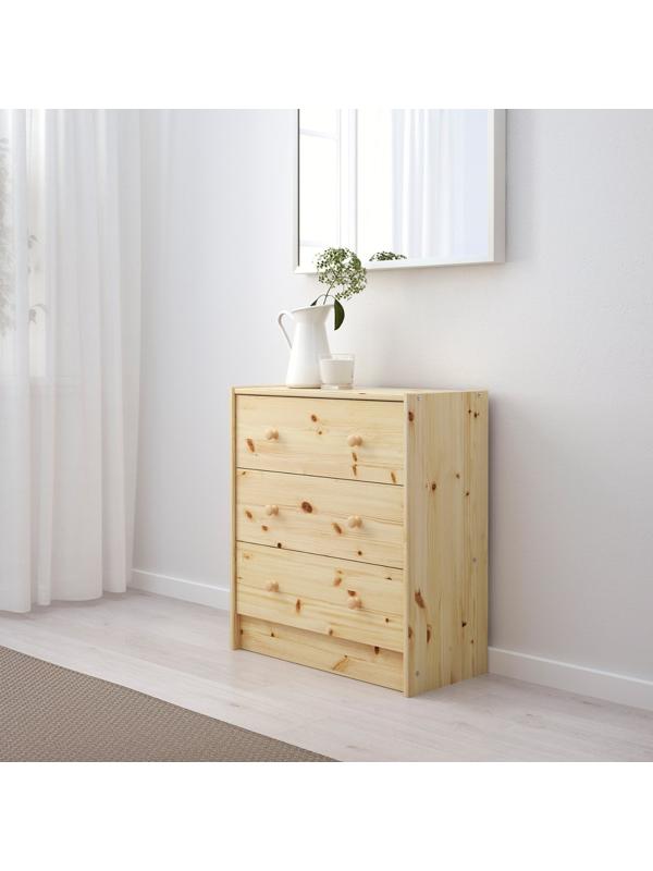 Комод RAST 3, 62х30х70, Массив сосны