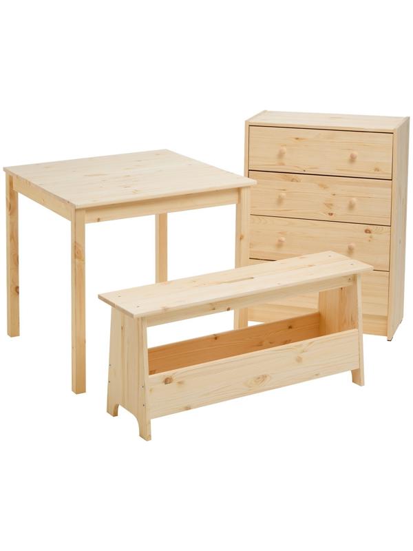 Комод TARVA 6, 151х92х40, Массив сосны