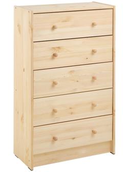 Комод RAST 5, 62х30х109, Массив сосны