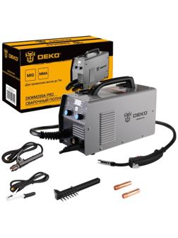 Сварочный полуавтомат DEKO DKWM200A PRO, MIG/MAG, 200 A, 220 В, 5.6 кВт, возд.охлаждение