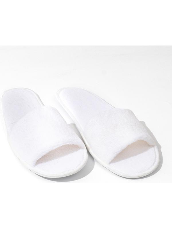 Тапочки корал флис, поролон 3 мм., картон 43 размер (индивидуальная упаковка)