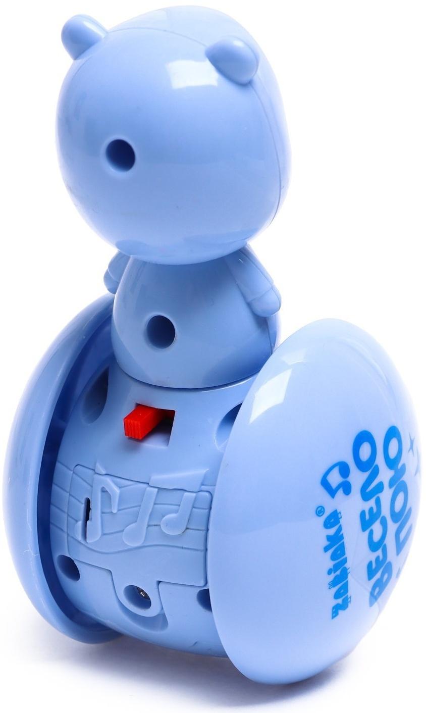 Развивающая игрушка музыкальная неваляшка «Мишка Роро» , МИКС, в пакете