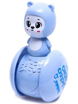 Развивающая игрушка музыкальная неваляшка «Мишка Роро» , МИКС, в пакете