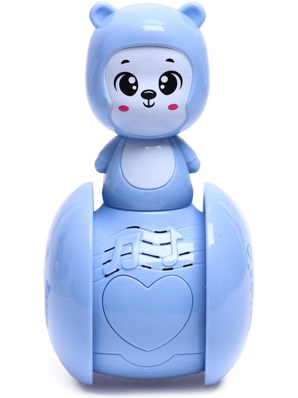 Развивающая игрушка музыкальная неваляшка «Мишка Роро» , МИКС, в пакете