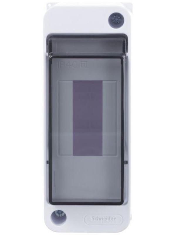 Бокс SchE EZ9EAB102 ОП 2мод, навесной, с прозрачной дверцей