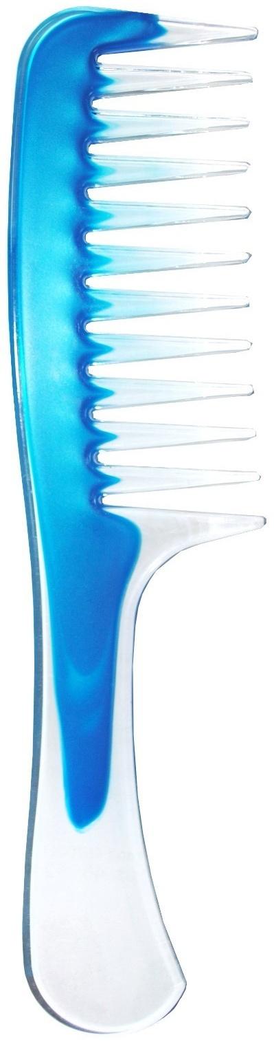 Расческа для волос Studio Style цветная, крупные зубчики, малая