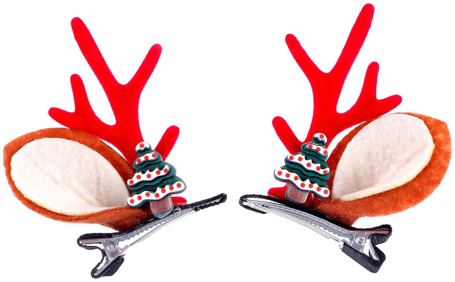 Карнавальный зажим «Рождественский»