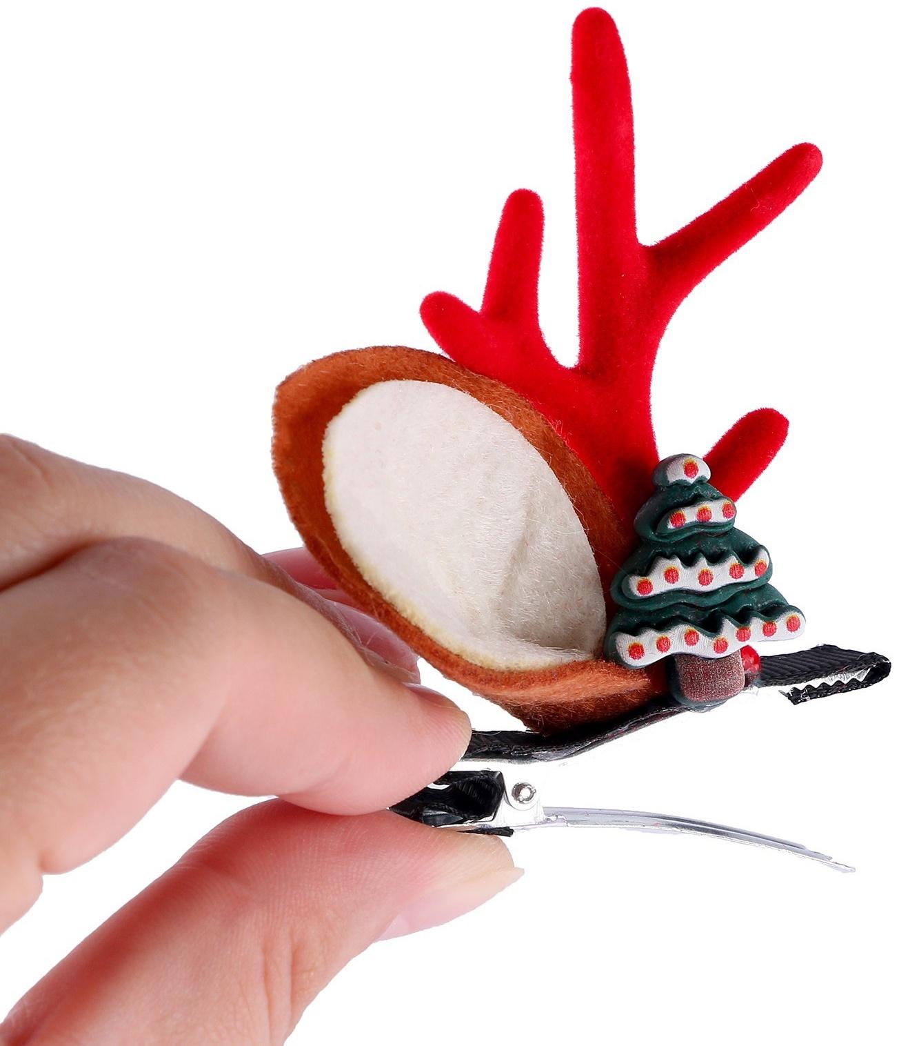 Карнавальный зажим «Рождественский»