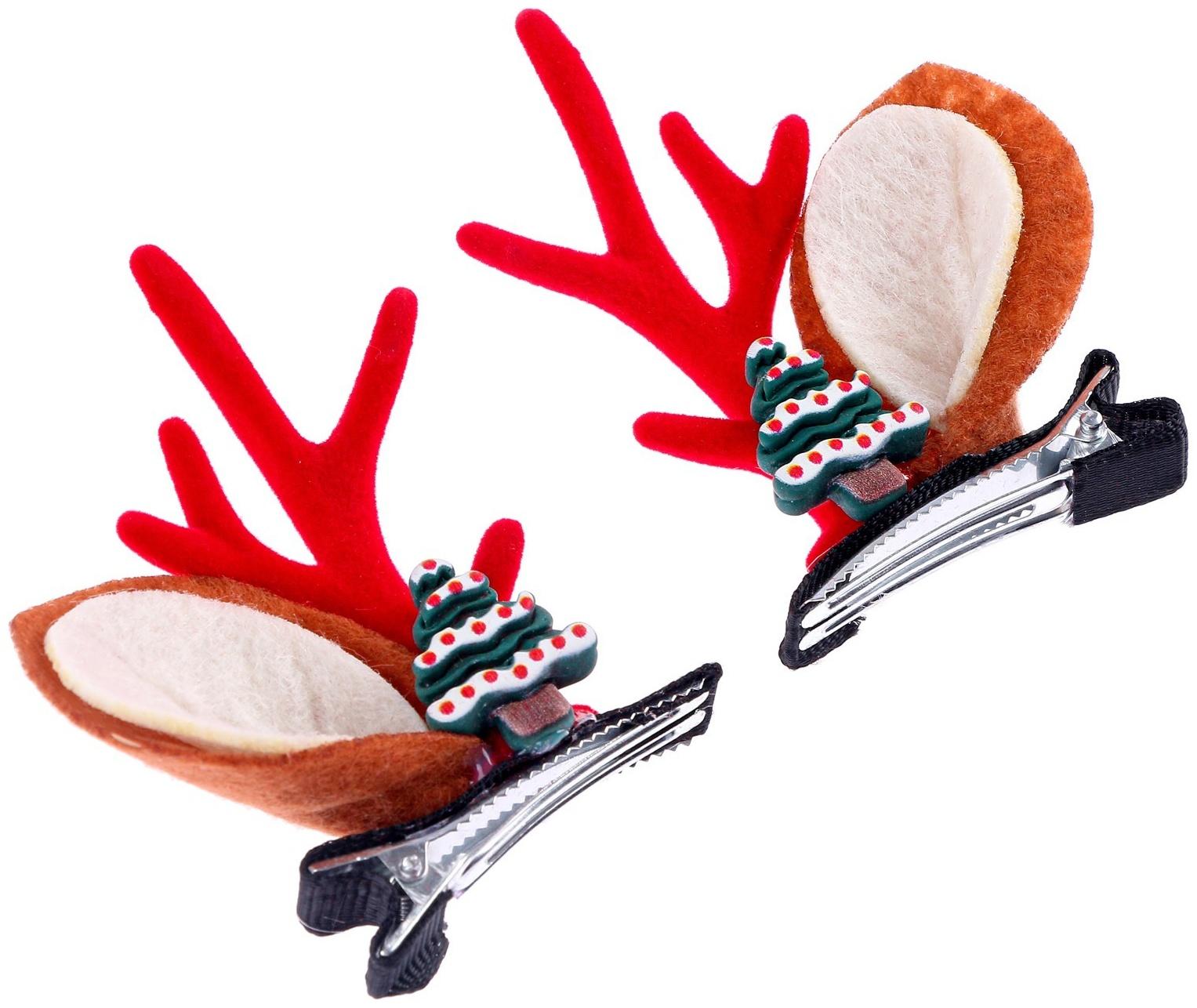 Карнавальный зажим «Рождественский»