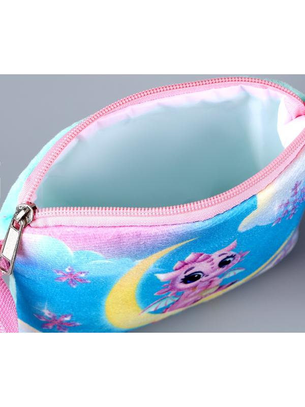 Сумка детская «Дракончик на луне», 18 × 16 см